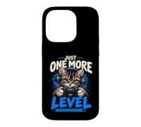 Just One More Level Funny Gaming Cat Gamer Controller Gamers Case for iPhone 14 Pro