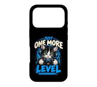 Just One More Level Funny Gaming Cat Gamer Controller Gamers Case for iPhone 17 Pro