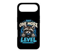 Just One More Level Funny Gaming Raccoon Gamer Controller Case for iPhone Air