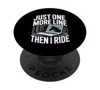 Just One More Line Then I Ride Horse Programmer PopSockets Adhesive PopGrip