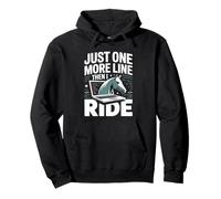 Just One More Line Then I Ride Horse Programmer Pullover Hoodie