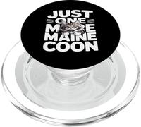 Just One More Maine Coon Funny Cat Lover PopSockets PopGrip for MagSafe