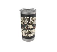 Just One More Night Camping Grandpa Tent Trip Stainless Steel Insulated Tumbler