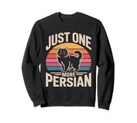 Just One More Persian Retro Funny Cat Lover Sweatshirt