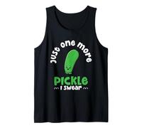 Just One More Pickle I Swear Cucumber Salad Cucumber Pickles Tank Top