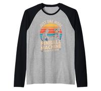 Just One More Pinball Machine I Promise No More Raglan Baseball Tee