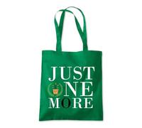 Just One More Plant Foliage Tote Shopping Bag 10 Litres Capacity 42 x 38cm