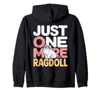 Just One More Ragdoll Funny Ragdoll Cat Lover Zip Hoodie