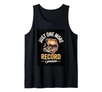 Just One More Record I Promise Funny Vinyl Saying Tank Top