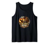 Just One More Ride Horse Riding Vintage Equestrian Design Tank Top