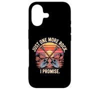 Just One More Rock I Promise Retro Digging Design Case for iPhone 17