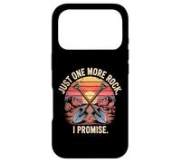Just One More Rock I Promise Retro Digging Design Case for iPhone 17 Pro