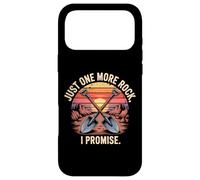Just One More Rock I Promise Retro Digging Design Case for iPhone 17 Pro Max