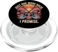 Just One More Rock I Promise Retro Digging Design PopSockets PopGrip for MagSafe