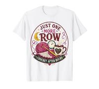 Just One More Row Crochet After Hours Funny Design Value Graphic T-Shirt