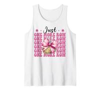 Just One More Row Crocheting Crocheter Knitting Yarn Girl Tank Top