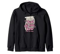 Just One More Row Famous Last Words Funny Knitter Zip Hoodie