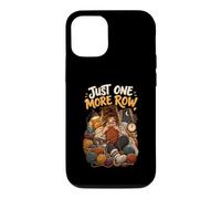 Just One More Row Funny Knitter Fiber Artist Knitting Case for iPhone 12/12 Pro