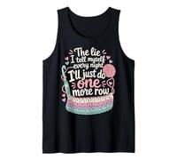 Just One More Row Yarn Quote Tank Top