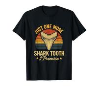 Just One More Shark Tooth - Retro Fossil Hunting T-Shirt