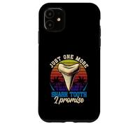 Just One-More Shark Tooths I Promise Retro Fossil Hunting Case for iPhone 11