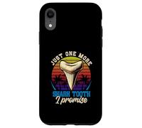 Just One-More Shark Tooths I Promise Retro Fossil Hunting Case for iPhone XR