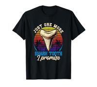 Just One-More Shark Tooths I Promise Retro Fossil Hunting T-Shirt