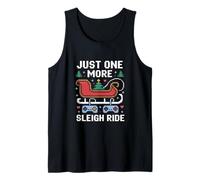 Just One More Sleigh Ride Pixel Retro Gamer Christmas Tank Top