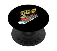 Just One More Sleigh Ride Retro Gamer Christmas PopSockets Adhesive PopGrip