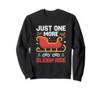 Just One More Sleigh Ride Retro Gamer Christmas Sweatshirt