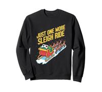 Just One More Sleigh Ride Retro Gamer Christmas Sweatshirt