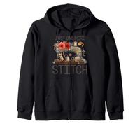 Just One More Stitch Zip Hoodie