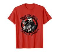 Just One More Tattoo I Promise Tattoos Addict Tattoo Lover T-Shirt, Men, Red, Small