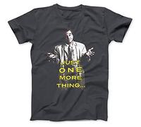 Just One More Thing Columbo T-Shirt Graphic Mens Basic Black Unisex Cotton Casual Tee L