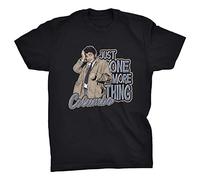 Just One More Thing Columbo TV Inspired Retro T-shirt (BLACK, XXL)