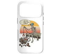 Just One More Throw I Swear Skeleton Magnet Fishing Funny Case for iPhone 17 Pro