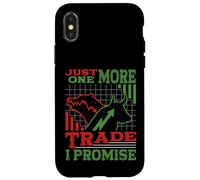 Just One More Trade I Promise Bull Bear Stocks Trader Case for iPhone X/XS