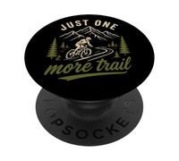 Just One More Trail Mountain Bike Rider PopSockets Adhesive PopGrip