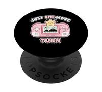 Just One More Turn Kawaii Gamer Video Game Strategy Gamer PopSockets Adhesive PopGrip