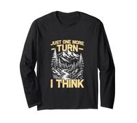 Just one More Turn Mountaineer Funny Hiking Hiker Long Sleeve T-Shirt
