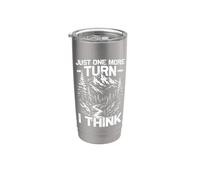 Just one More Turn Mountaineer Funny Hiking Hiker Stainless Steel Insulated Tumbler