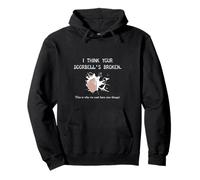 Just Overdo It But Don't Take It Seriously Pullover Hoodie