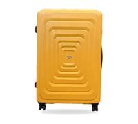 JUST PACK Large Suitcase 28 Inch Hard Shell with TSA Approved Lock, 95L Hold Luggage, Double Spinner Wheels, Tough ABS, 4.3kg, 75x52x28cm Check in Case, Yellow