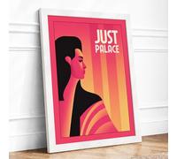 Just Palace Framed Wall Art Print A1 White