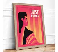 Just Palace Framed Wall Art Print A2 Oak