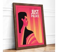 Just Palace Framed Wall Art Print A3 Walnut