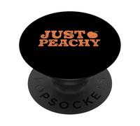 Just Peach Retro 70s Georgia Peaches PopSockets Adhesive PopGrip