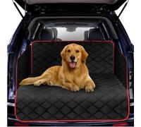 Just Pet Zone Dog Car Boot Protector - Quilted Waterproof, Nonslip Boot Mat with Bumper Flap, Machine Washable, for Cars & SUVs