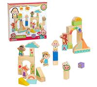 Just Play 96124 Cocomelon JJ & Friends Wood Block Set, Multi-Color