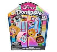 Just Play Disney Doorables Multi Peek Technicolor Takeover, 1.5-inch Collectible Figurines, 5-7 Figures Inside, Kids Toys for Ages 5 Up